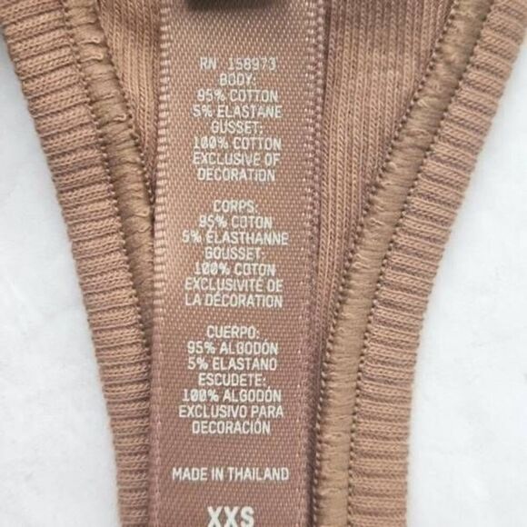 SKIMS COTTON RIBBED PANTY NWT - Picture 10 of 11